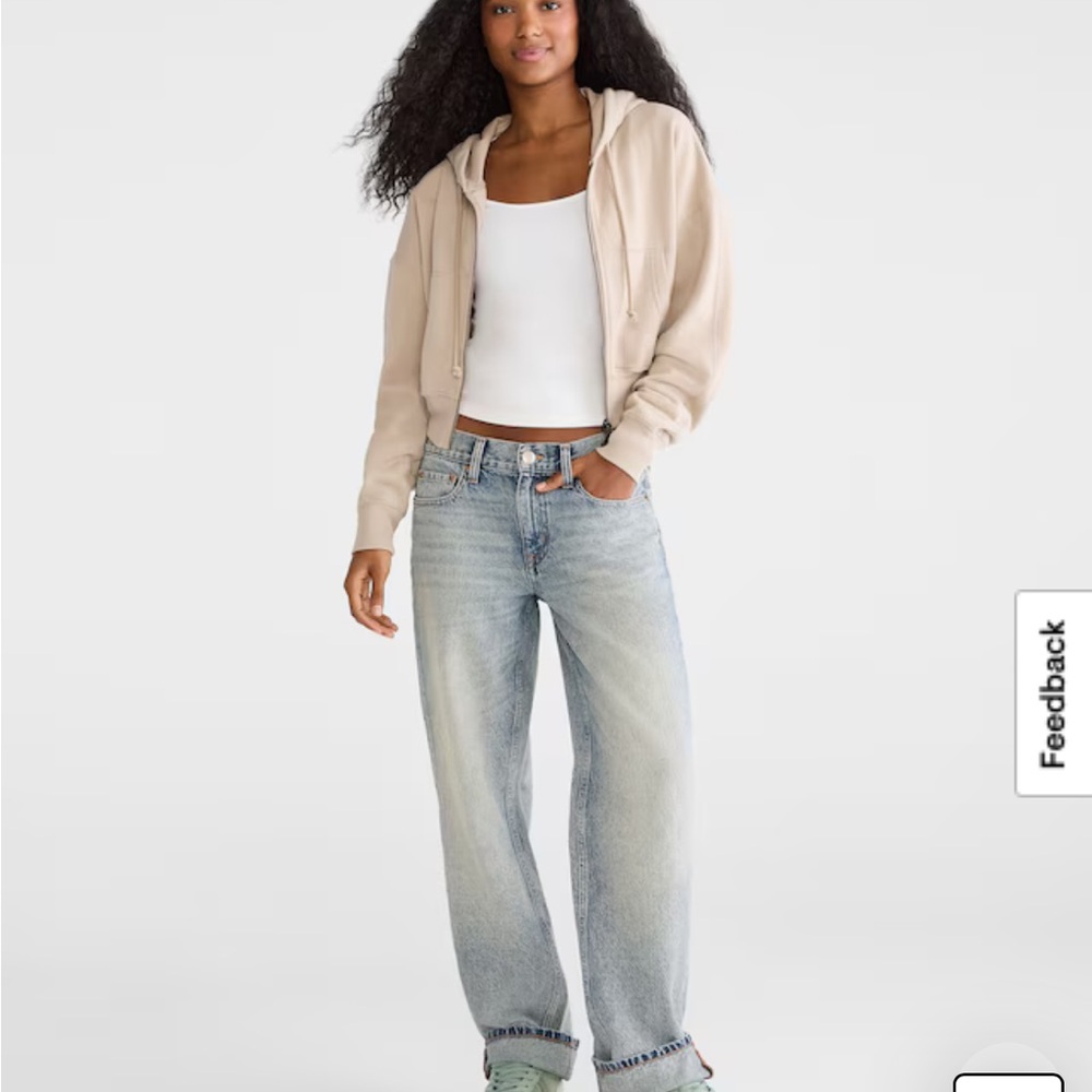 Aeropostale Light Wash Boyfriend Jeans